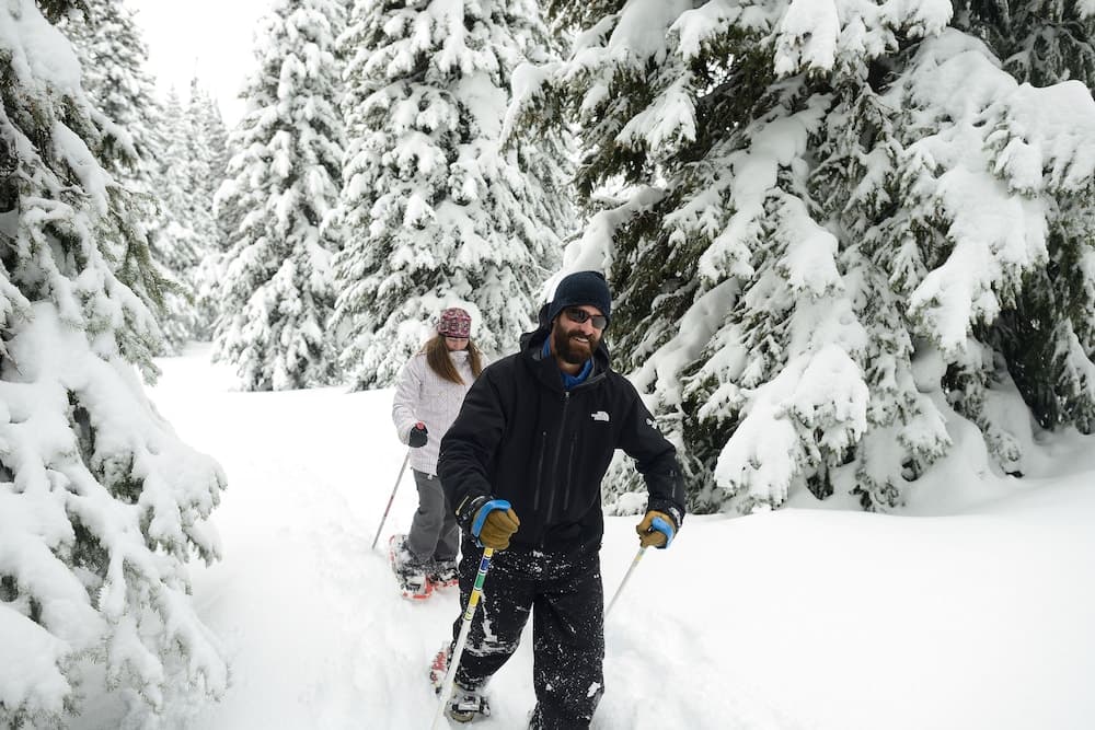 Snowshoeing